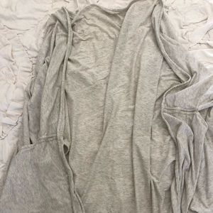 Lululemon light grey kimono
